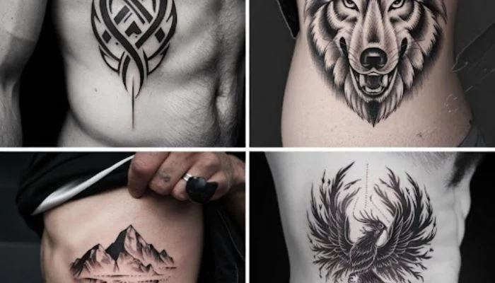 rib tattoo ideas for guys